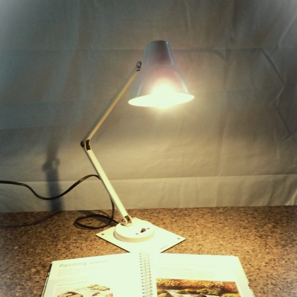 Articulating Portable Lamp by Tensor 1970 (size fully stretched 19 inches)